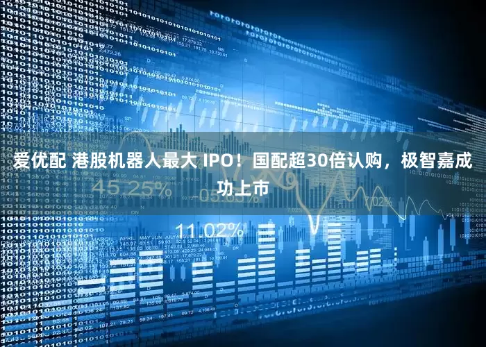 爱优配 港股机器人最大 IPO！国配超30倍认购，极智嘉成功上市