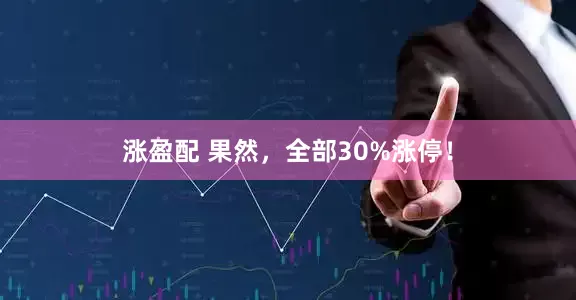 涨盈配 果然，全部30%涨停！