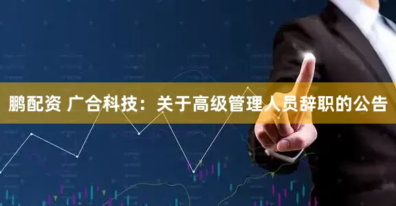 鹏配资 广合科技：关于高级管理人员辞职的公告