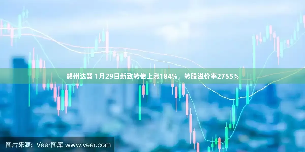 赣州达慧 1月29日新致转债上涨184%，转股溢价率2755%